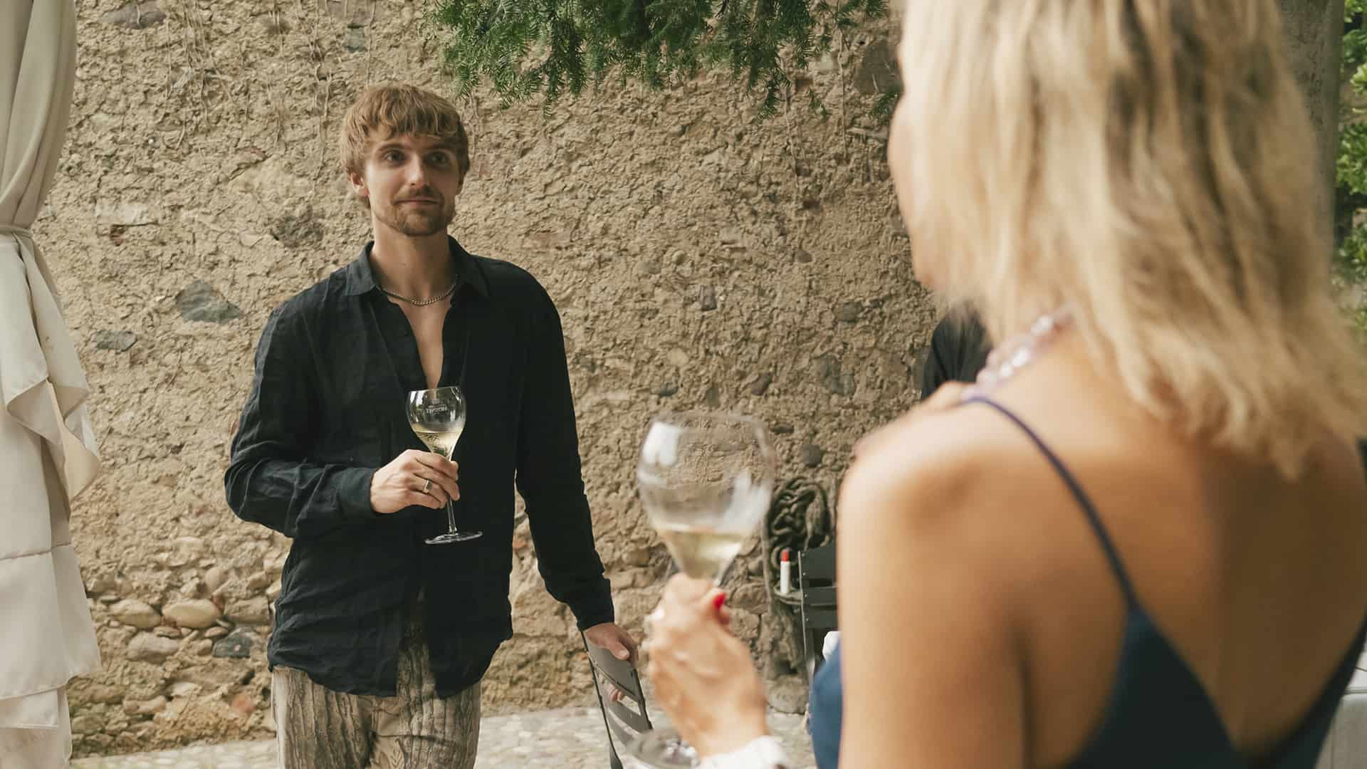 Hart Denton, special guest of Franciacorta at the Emmy Awards